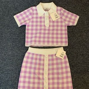 J.ING Top and Skirt Set